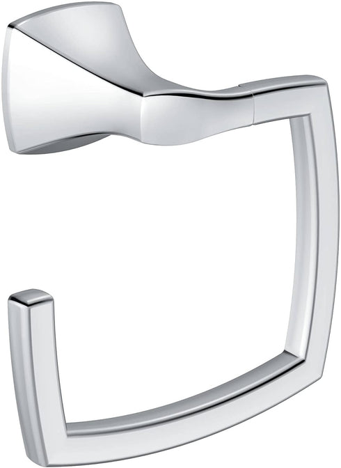 Moen YB5186CH Voss Collection Bathroom Hand Towel Ring, Chrome