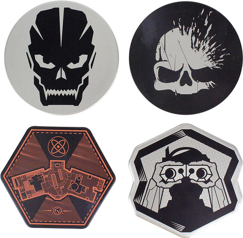 Paladone Call of Duty Premium Metal Drink Coasters Set of 4