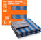 E-Cloth Range & Stovetop Cleaning Cloth, Reusable Premium Microfiber Cleaning Cloth, Ideal Oven & Glass Stove Top Cleaner, 100 Wash Guarantee, Blue & Gray, 2 Pack