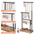 SRIWATANA Jewelry Organizer Stand, Extra Tall Necklace Holder Jewelry Holder (Carbonized Black & Black)