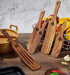 Spurtles Kitchen Tools as seen on tv, 5pcs Spurtles Kitchen Tools As Seen on TV, Natural Teak Wooden Cooking Utensils, Slotted Spurtles Set with Hanging Hole, Heat Resistant Nonstick