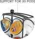 K-Cup Carousel Perfect Kitchen Counter Top Storage Display Solution Coffee Swivel Organizer - Holds 30 Cups