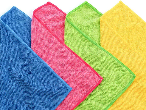 Simpli-Magic Microfiber Cleaning Cloths, Size: 12?x12?, 60 Pack, Large, Multicolor