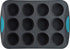 Trudeau 12 Structured Silicone Muffin pan, Cup, Tropical (05115197TG)