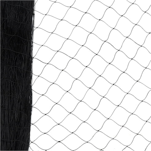 boknight Bird Netting for Garden, 25 X 50 feet Net Netting for Bird Poultry Aviary Heavy Duty Chicken Netting with Ropes& Cable Ties, 2.4 inch Square Mesh Size (25' x 50'-2.4'')