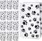 36 Pack Dog Paw Print Gift Bags Dog Paw Print Treat Bags, Paw Print Gift Bags Dog Party Favors Paper Paw Print Goodie Bags Dog Gift Bags Cat Treat Bags for Puppy Pet Treat Party Favor(White Black)