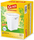 Glad Trash & Food Storage Medium Kitchen Drawstring Trash Bags 8 Gallon White Trash Bag, Gain Original Scent (Package May Vary), Fresh, 80.0 Count