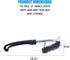 Kona Safe/Clean Nylon Grill Brush and Scraper - Ceramic Infused Bristles, Compatible with Traeger and All Pellet Grills & Smokers - Non Metal Bristle Free Grill Cleaner
