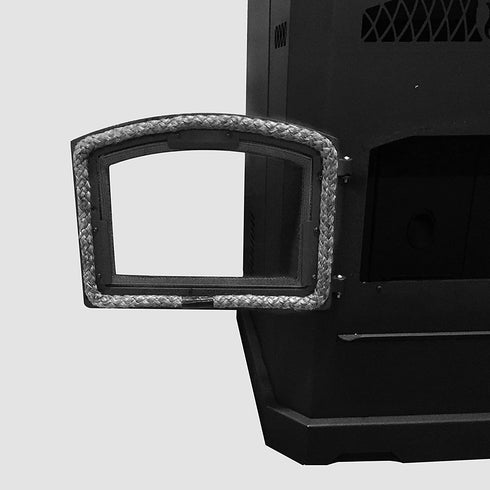 Protalwell Wood Stove Door Gasket, 5/8inch Stove Gasket Rope, Fireplace Door Gasket Replacement, Grey Color, 72inch Length Fireproof Rope Gasket€¦