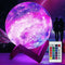 Eguled Moon Lamp inches Galaxy Lamp Night Light 16 Colors LED Moon Light with Stand Remote Touch Control and USB Rechargeable Home D©cor(5.9 inches)