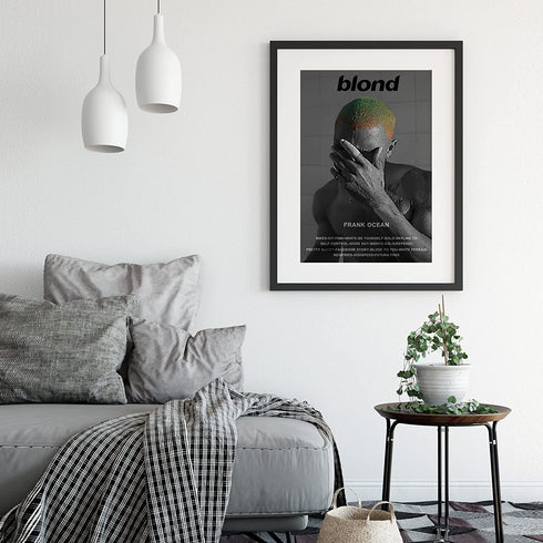 Blonde Music Poster Canvas Wall Art Prints Poster Gifts Photo Picture Painting Posters Room Decor Modern Home Decorative 12x18inch(30x45cm)