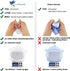 EcoPeaceful 8 Stretch Silicone Food Cover Lids (Largest Sizes XXL-XS ) 4 Silicone Zip Lock Bags (2 Small, 2 Large)