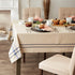 DII Kitchen Essentials Everyday French Stripe Tabletop Collection, Tablecloth, 60x104, Taupe/Nautical Blue