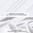 LUXSHEETS Bedding Bed Sheet Set 4 Piece Luxury Soft Breathable 100% Microfiber Polyester 1800 Series Premium Elasticized Deep Pockets, Wrinkle & Fade Resistant Bedding Set (White, Full)