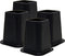 Kings Brand Furniture - Heavy Duty 6-inch Bed Risers, Furniture Riser, Great for Under Bed Storage, Set of 4