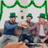 32.8 Feet St. Patrick's Day Tinsel Garland Green Shamrock Glitter Tinsel Twist Garland Decoration for Irish Festival St. Patrick's Day Party Wall Tree Door Window Decoration