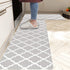 Homcomoda Kitchen Mat Sets 2 Piece Cushioned Anti Fatigue Kitchen Rugs and Mats Waterproof Heavy Duty PVC Comfort Foam Standing Mats for Kitchen Home Sink Laundry Office-17?x28?+17?x47?