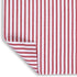 Cackleberry Home Red and White Ticking Stripe Woven Cotton Table Runner Reversible 14 x 108 Inches