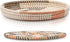 Boho Wall Decor Seagrass Baskets - 2-Piece Set - Includes 1 Hanging Wall Basket and 1 Trivet with Hang Loops - Bohemian Decor Baskets Handmade in Vietnam with Natural Seagrass