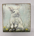 Primitives by Kathy Wood Home D©cor Sign, 6" x 6" x 1", Bunny