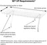 Household Essentials 05100 Rear Display Over-The-Washer Storage Shelf | Organize and Store Laundry Room Supplies | White