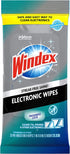 Windex Electronics Wipes, Pre-Moistened, Provides Streak-Free Shine, 25 Count