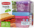 Rubbermaid LunchBlox Kids Tall Lunch Bag Kit, Purple/Pink/Green, 1866738