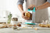 Marco Almond KYA57B Box Grater,Stainless Steel Grater with 4 Sides,Slicer 5 Piece Set, Potato,Cheese,Cucumber,Salad Vegetables Graters Peelers, Dishwasher safe, Turquoise