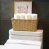 SLPR Woven Wicker Storage Baskets with Compartments (Set of 2) | Rustic Farmhouse Woven Baskets for Kitchen
