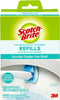 Scotch-Brite Disposable Toilet Scrubber Refills, Removes Rust & Hard Water Stains, 10 Disposable Refills