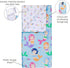 Wildkin Kids Microfiber Sleeping Bag for Boys and Girls, Includes Pillow Case and Stuff Sack, Perfect Size for Slumber Parties, Camping and Overnight Travel, BPA-free, Olive Kids (Mermaids)