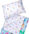Wildkin Kids Microfiber Sleeping Bag for Boys and Girls, Includes Pillow Case and Stuff Sack, Perfect Size for Slumber Parties, Camping and Overnight Travel, BPA-free, Olive Kids (Mermaids)