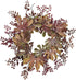 Cloris Art Fall Wreath for Front Door, 22-24 Inch Artificial Aralia Leaves Wreaths for Farmhouse Home Office Wedding Party Wall Decor