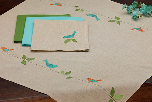 DII Solid Napkin Set Collection, 20x20, Aqua, 6 Piece