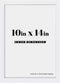 10x14 inch Wall Hanging Wood Picture Frames Diamond Painting Frames Grandad Photo Frame Baby Scan Picture Frames For Family Walls Decoration,Anniversary,Wedding,Christmas,Baby Shower,Housewarming(White)