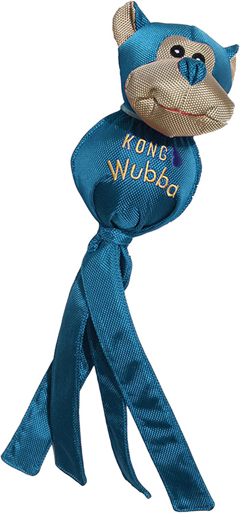 KONG - Wubba Friends Ballistic - Nylon Tug of War Dog Toy - For Small Dogs (Assorted Characters)