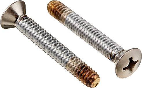 Delta Faucet RP6404SS Overflow Plate Screws, Stainless