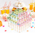 Acrylic Cake Pop Display Stand, ANMEISH 56 Hole Clear 3 Tier Square Lollipop Holder, Ideal for Weddings Baby Showers Birthday Party Anniversaries Holiday Candy Decorative