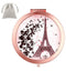 Dynippy Compact Mirror Round Rose Gold Makeup Mirror Folding Mini Pocket Mirror Portable Hand Mirror Double-Sided with 2 x 1x Magnification for Woman Mother Kids Great Gift (Eiffel Tower)