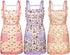 3 Pieces Kitchen Floral Aprons Soft Flower Aprons Women Chef Aprons Adjustable Cooking Aprons with Pockets for Kitchen Cooking Baking Gardening Household Cleaning Supplies, 3 Colors