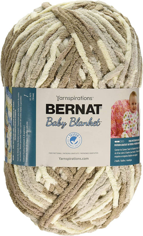 Bernat Baby Blanket Big Ball Yarn (04011) Little Sandcastles