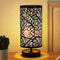 Bedside Table Lamp, Side Table Lamp for Bedroom, 3 Color Bulb Included, Small Table Lamp with Metal Shade, Nightstand Lamps for Bedroom Living Room, Dorm, Office