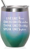 Golden Girls Gifts Funny Wine Tumbler 12oz Inspired By Golden Girls Best Friends Quote Birthday Gift For Women Live Like Rose Dress Like Blanche Think Like Dorothy Speak Like Sophia