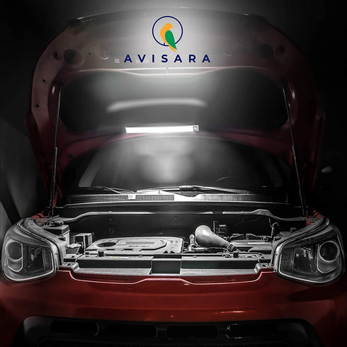 AVISARA Under Cabinet Lights Wireless - Motion Sensor Light Indoor - Led Under Cabinet Lighting - Battery Operated Lights for Closet - Closet Lights Motion Sensored - Under Counter Lights for Kitchen