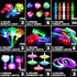 82PCs LED Light Up Toy Bulk Party Favors, Glow in The Dark Party Supplies for Boy Girl with 50 Finger Light,6 Jelly Ring, 6 Glasses,5 Spinning Top, 3 Bracelet,3 Hairpin, 3 Whistle, 3 Clap Laxdacee