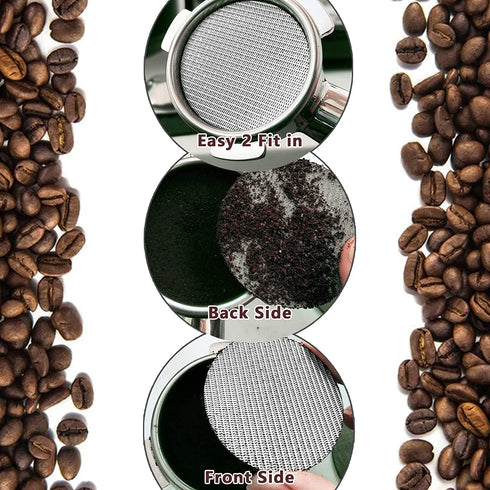 53.5mm Puck Screen/Espresso Portafilter Lower Shower Screen/Contact Screen - 316 Stainless Steel