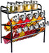 Spice Rack Kitchen Storage Rack 3-Tier, Cabinet Organization Storage, Countertop Shelf Organizer, Kitchen Organization, Cabinet Organization Mini Storage Shelf