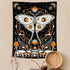 Rexful Mushroom Tapestry, Moth Tapestry Wall Hanging Sun and Moon Tapestries for Bedroom, Stars Constellation Aesthetic Art Tapestry for Living Room (60''×80'')