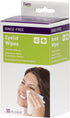 Flents Makeup Remover Wipes, 30 Count, Wipes for Eyelides and Eyes, Individually Packaged, Ideal for Travel, Hypoallergenic, (68300)