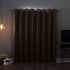 Sun Zero Nordic Theater Grade Extreme 100% Blackout Grommet Curtain Single Panel, 52" x 63", Taupe